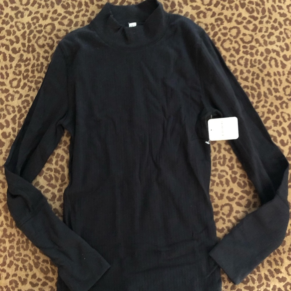 Free People black basic size small NWT